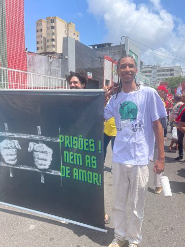 Integrantes do Encontro da Agenda Nacional pelo Desencarceramento participaram do Grupo dos Excluídos em Aracaju.