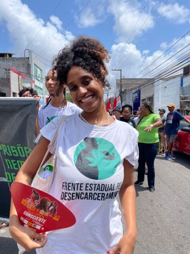 Integrantes do Encontro da Agenda Nacional pelo Desencarceramento participaram do Grupo dos Excluídos em Aracaju.