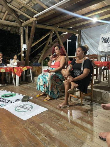 Monique Cruz representou a Justiça Global no encontro da Agenda Nacional pelo Desencarceramento em Sergipe. 